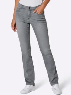Jeans|CREATION L PREMIUM 5-Pocket-Jeans greydenim
