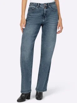 Jeans|heine 5-Pocket-Jeans blue-bleached