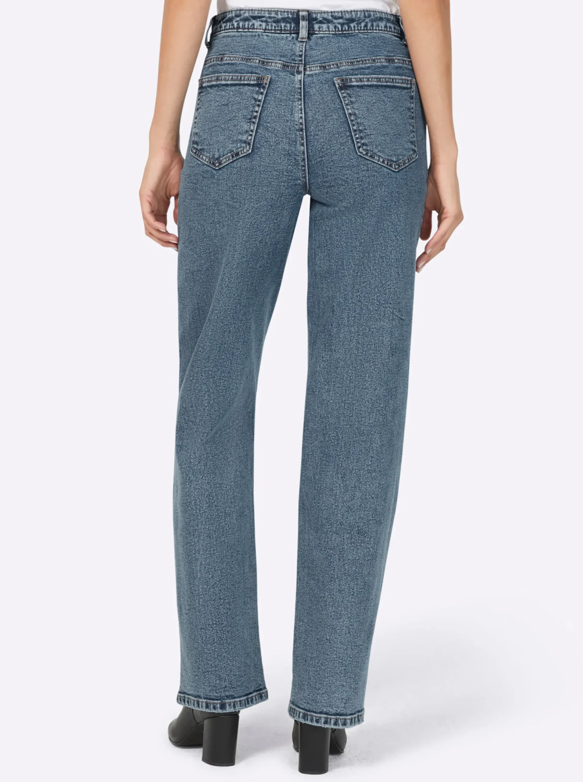 Jeans|heine 5-Pocket-Jeans blue-bleached