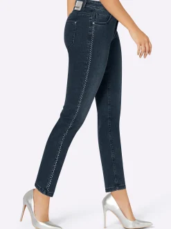 Jeans|Ascari 5-Pocket-Jeans dunkelblau