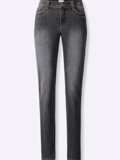Jeans| 5-Pocket-Jeans anthrazit-grey-denim