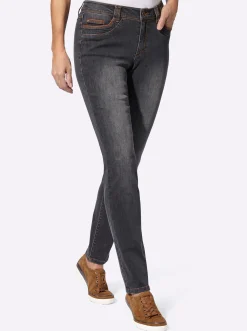 Jeans| 5-Pocket-Jeans anthrazit-grey-denim