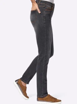 Jeans| 5-Pocket-Jeans anthrazit-grey-denim