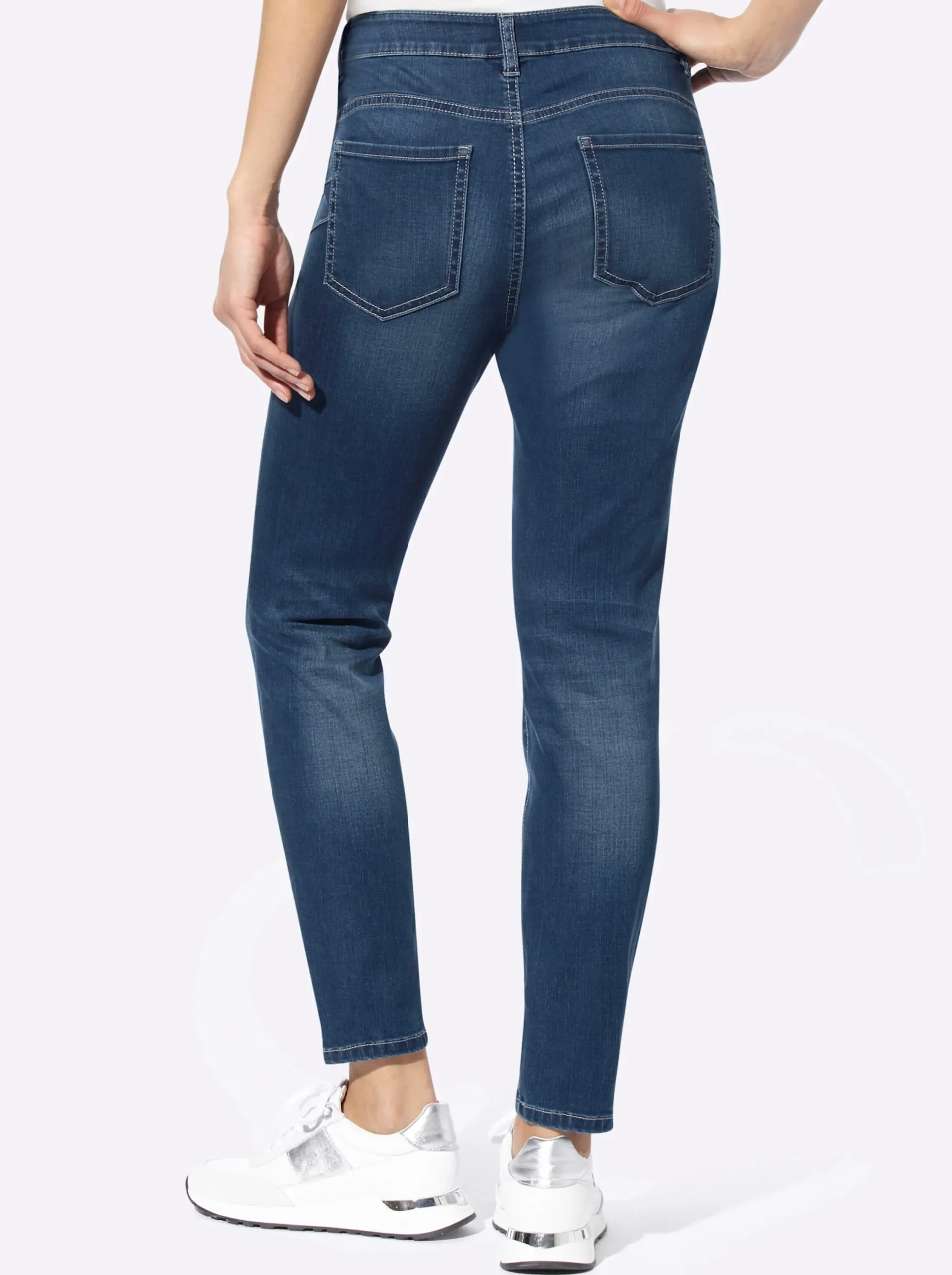 Jeans|heine 5-Pocket-Jeans blue-stone-washed