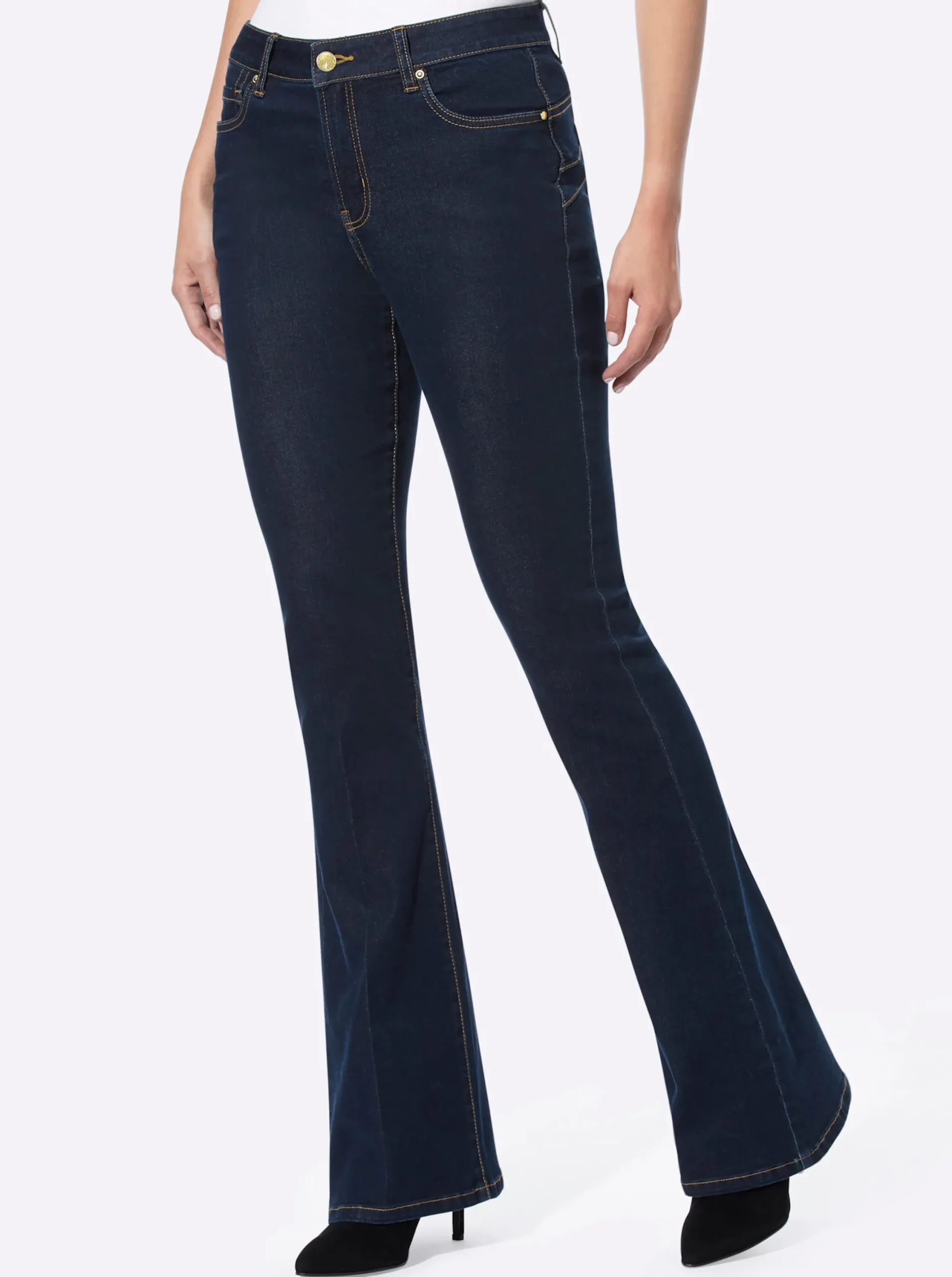 Jeans|heine 5-Pocket-Jeans im Boot-Cut-Style darkblue