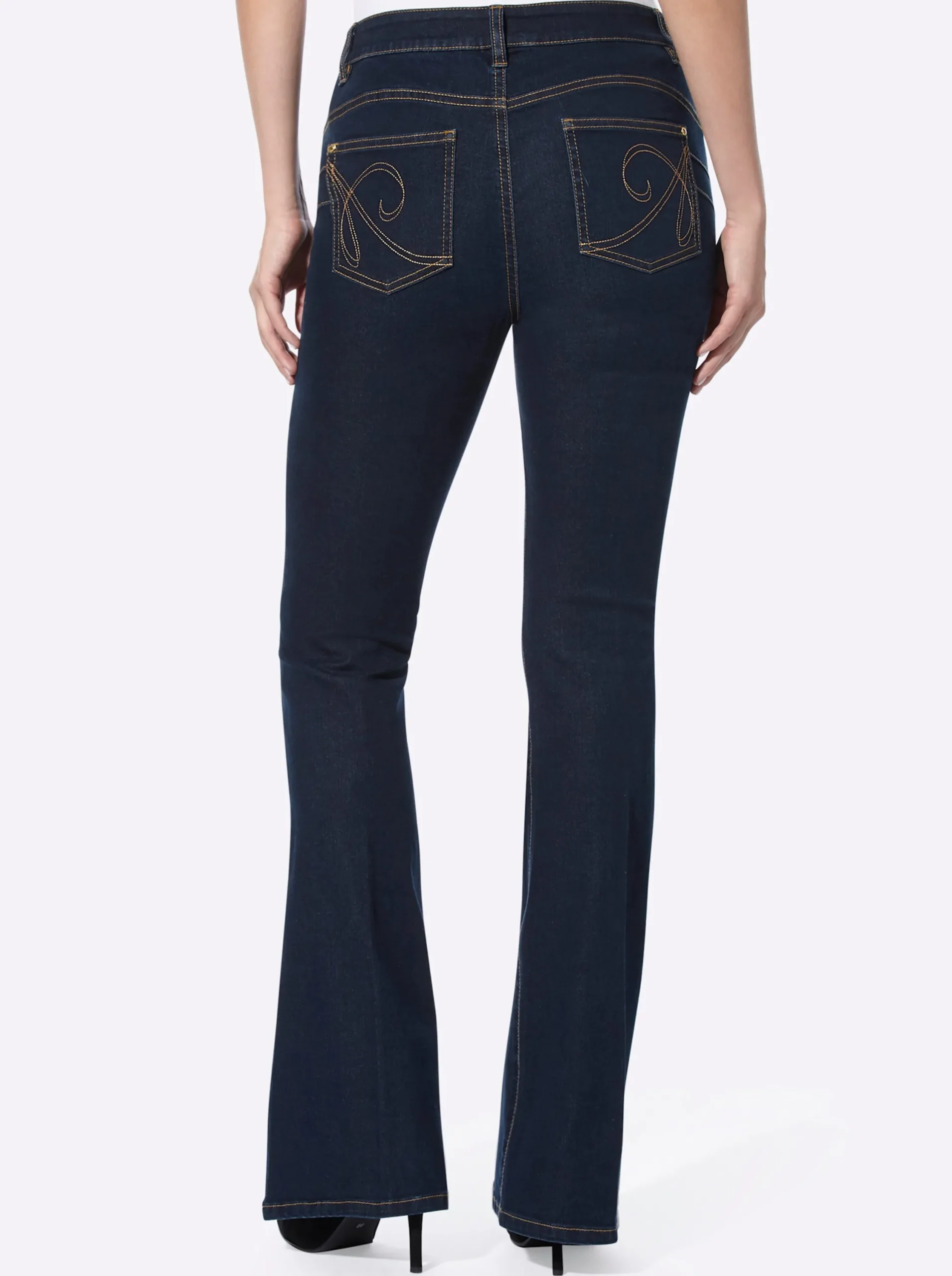 Jeans|heine 5-Pocket-Jeans im Boot-Cut-Style darkblue