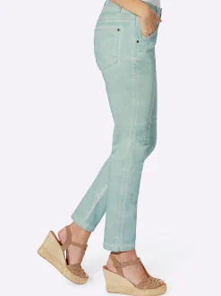 Jeans|heine 5-Pocket-Jeans im Boyfriend-Style kalkmint