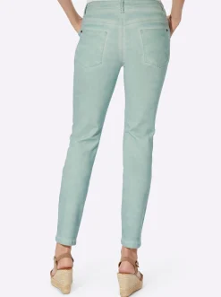 Jeans|heine 5-Pocket-Jeans im Boyfriend-Style kalkmint
