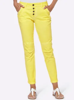 Jeans|heine 5-Pocket-Jeans im Boyfriend-Style limone