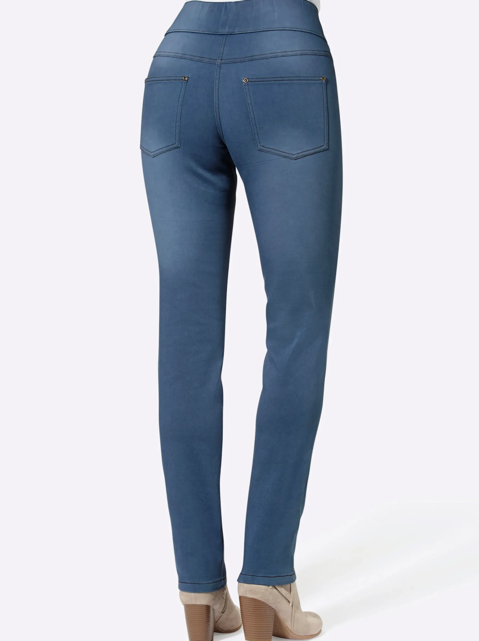 Jeans| 5-Pocket-Jeans in Schlupfform blue-bleached