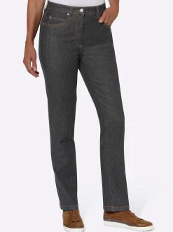 Jeans| 5-Pocket-Jeans mit Baumwoll-Stretch black-denim