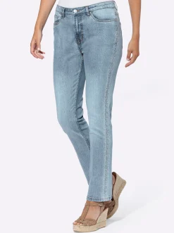 Jeans|heine 5-Pocket-Jeans mit hohem Stretch-Anteil blue-bleached