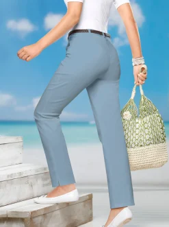 Jeans| 5-Pocket-Jeans mit Stretch-Anteil blue-bleached