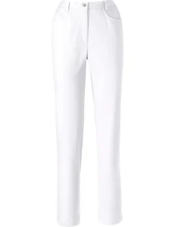 Basics|Jeans| 5-Pocket-Jeans mit Stretch-Anteil weiß