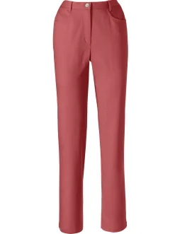 Basics|Jeans| 5-Pocket-Jeans mit Stretch-Anteil rostrot