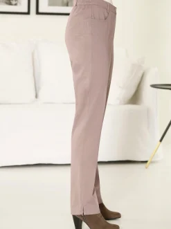 Basics| 5-Pocket-Jeans mit Stretch-Anteil altrosé