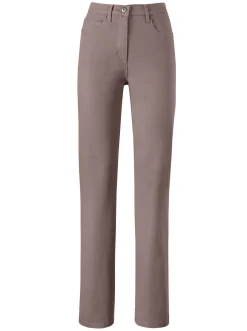 Jeans| 5-Pocket-Jeans mit Stretch-Anteil taupe-denim