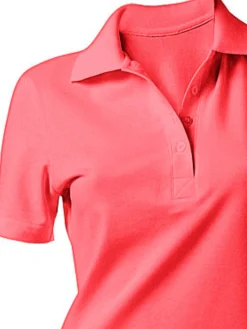 Strandkleider|heine Polokleid koralle