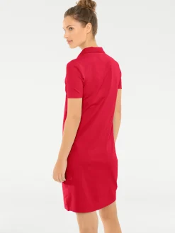 Strandkleider|heine Polokleid rot