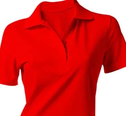 Strandkleider|heine Polokleid rot