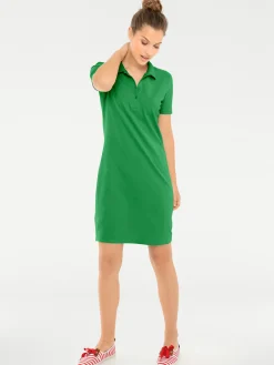 Strandkleider|heine Polokleid grün