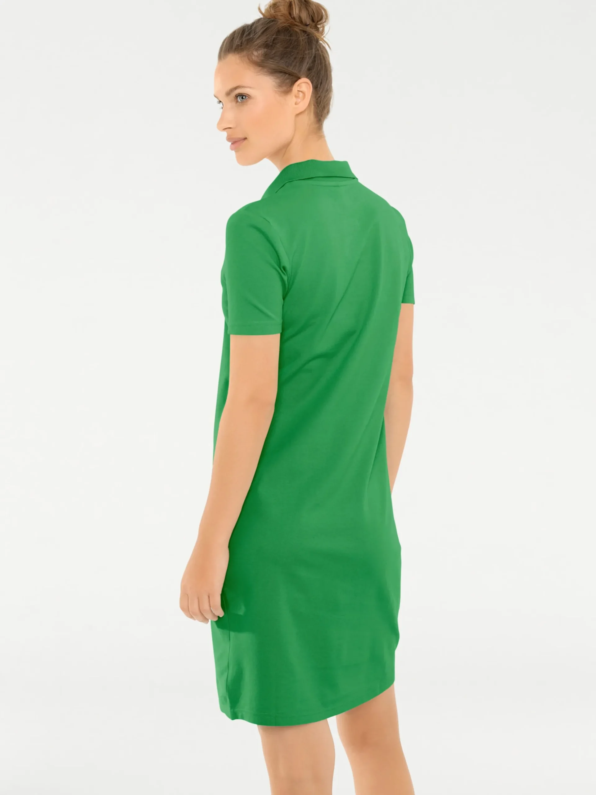 Strandkleider|heine Polokleid grün