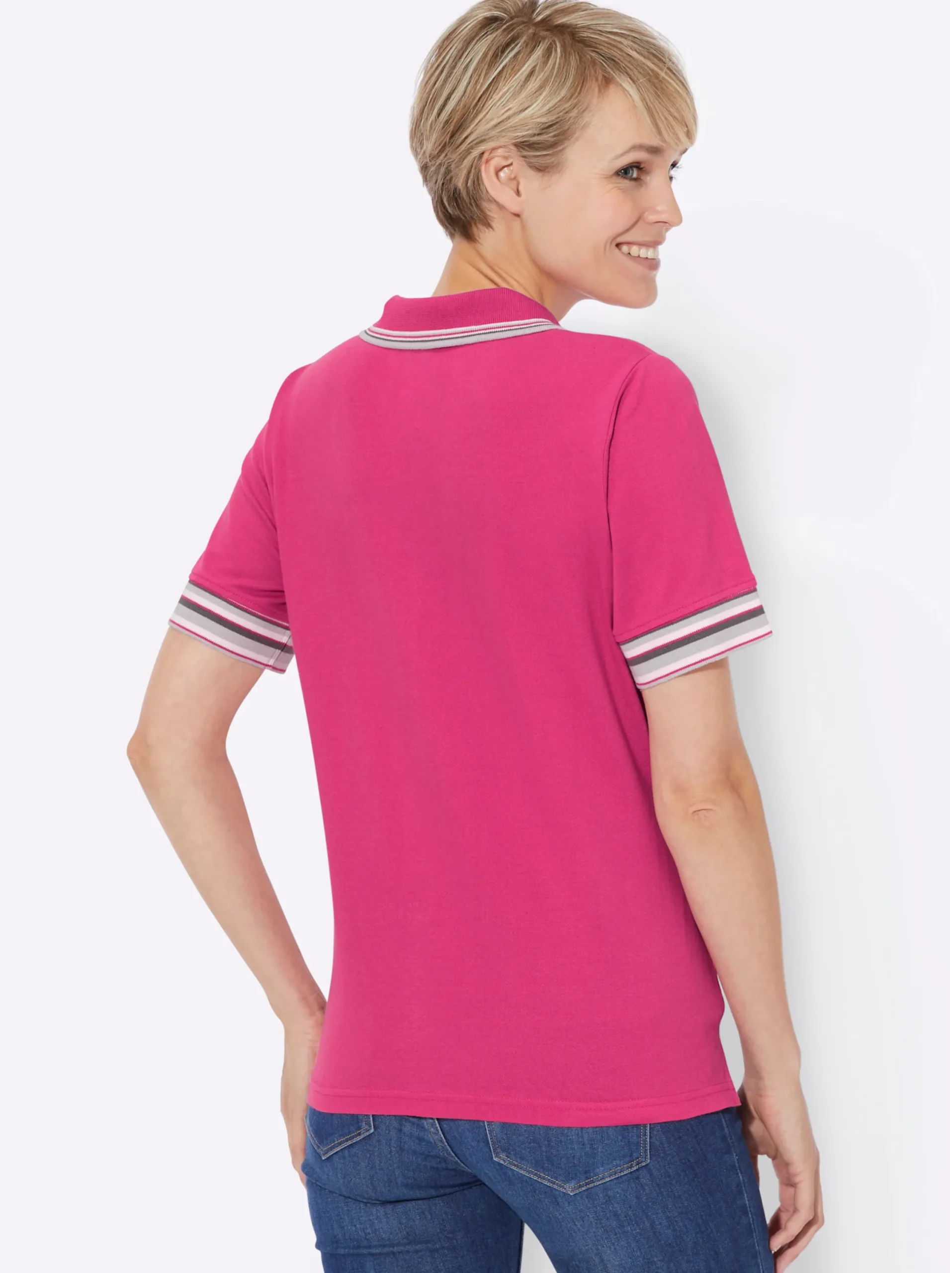 Shirts| Poloshirt fuchsia
