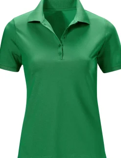 Strandmode|heine Poloshirt in Pikee-Qualität grün
