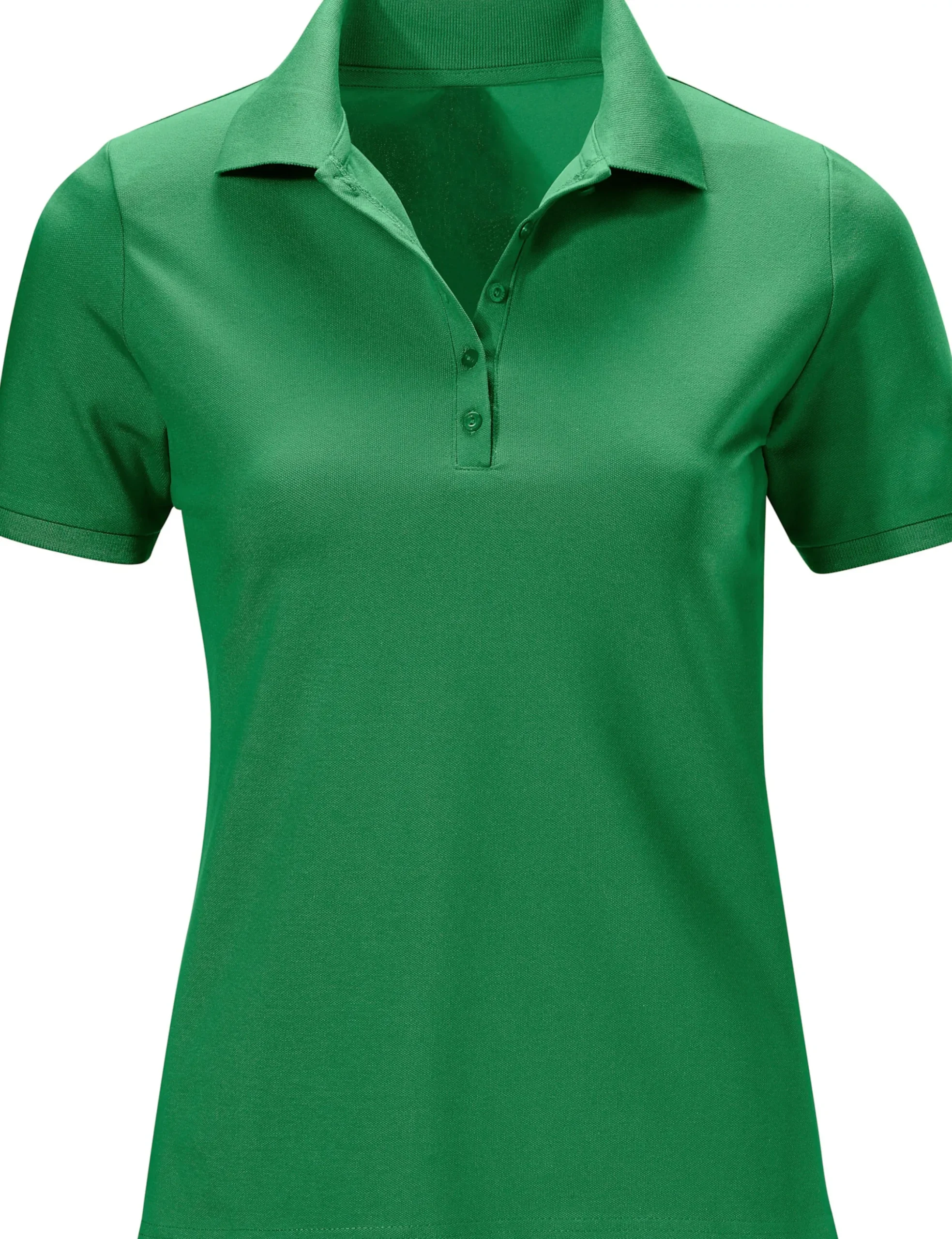 Strandmode|heine Poloshirt in Pikee-Qualität grün