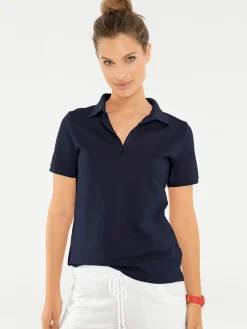 Shirts|heine Poloshirt in Pikee-Qualität marine