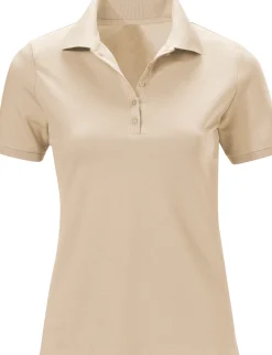Shirts|heine Poloshirt in Pikee-Qualität sand