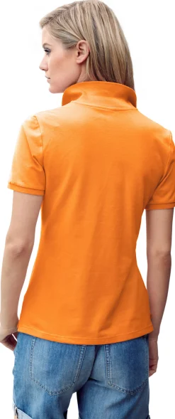 Shirts|heine Poloshirt in Pikee-Qualität orange