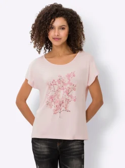 Strandmode|Shirts|heine Print-Shirt hellrosé