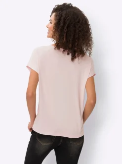 Strandmode|Shirts|heine Print-Shirt hellrosé