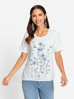 Shirts| Print-Shirt weiß-bedruckt