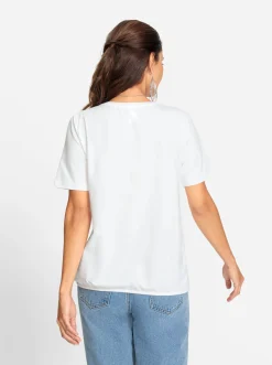 Shirts| Print-Shirt weiß-bedruckt