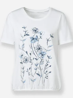 Shirts| Print-Shirt weiß-bedruckt