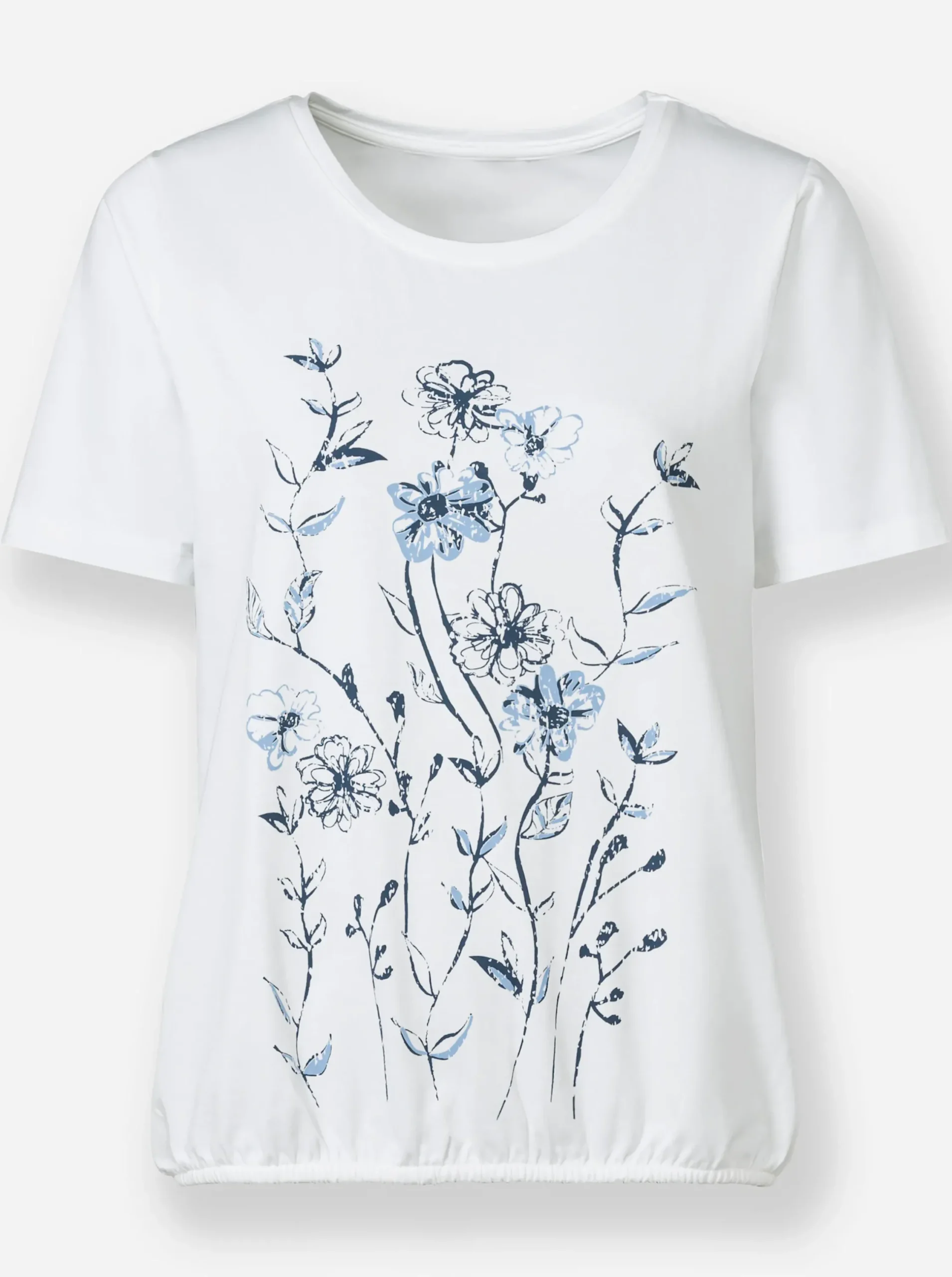 Shirts| Print-Shirt weiß-bedruckt
