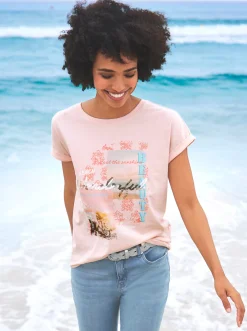 Shirts|heine Print-Shirt hellrosé
