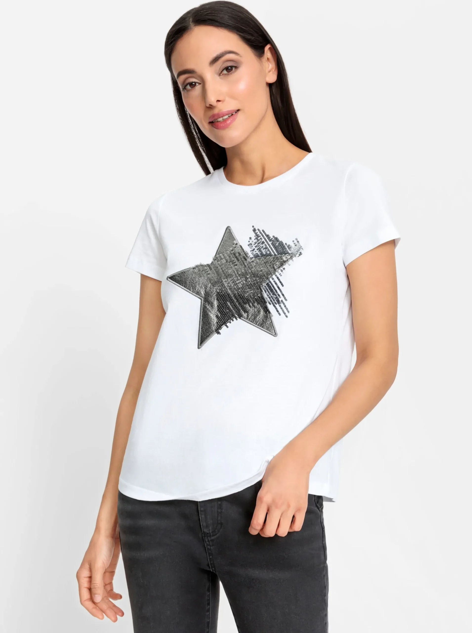 Shirts|heine Print-Shirt weiß