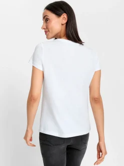 Shirts|heine Print-Shirt weiß