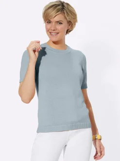 Pullover| Pullover eisblau