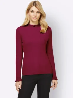 Basics|heine Pullover bordeaux