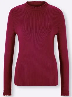 Basics|heine Pullover bordeaux