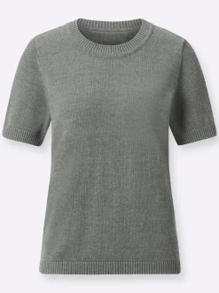 Basics| Pullover grau-meliert
