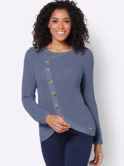Pullover| Pullover taubenblau