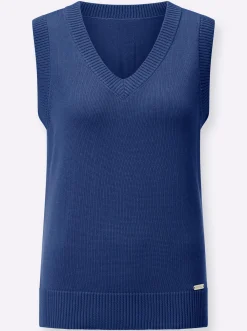 Pullover| Pullunder royalblau