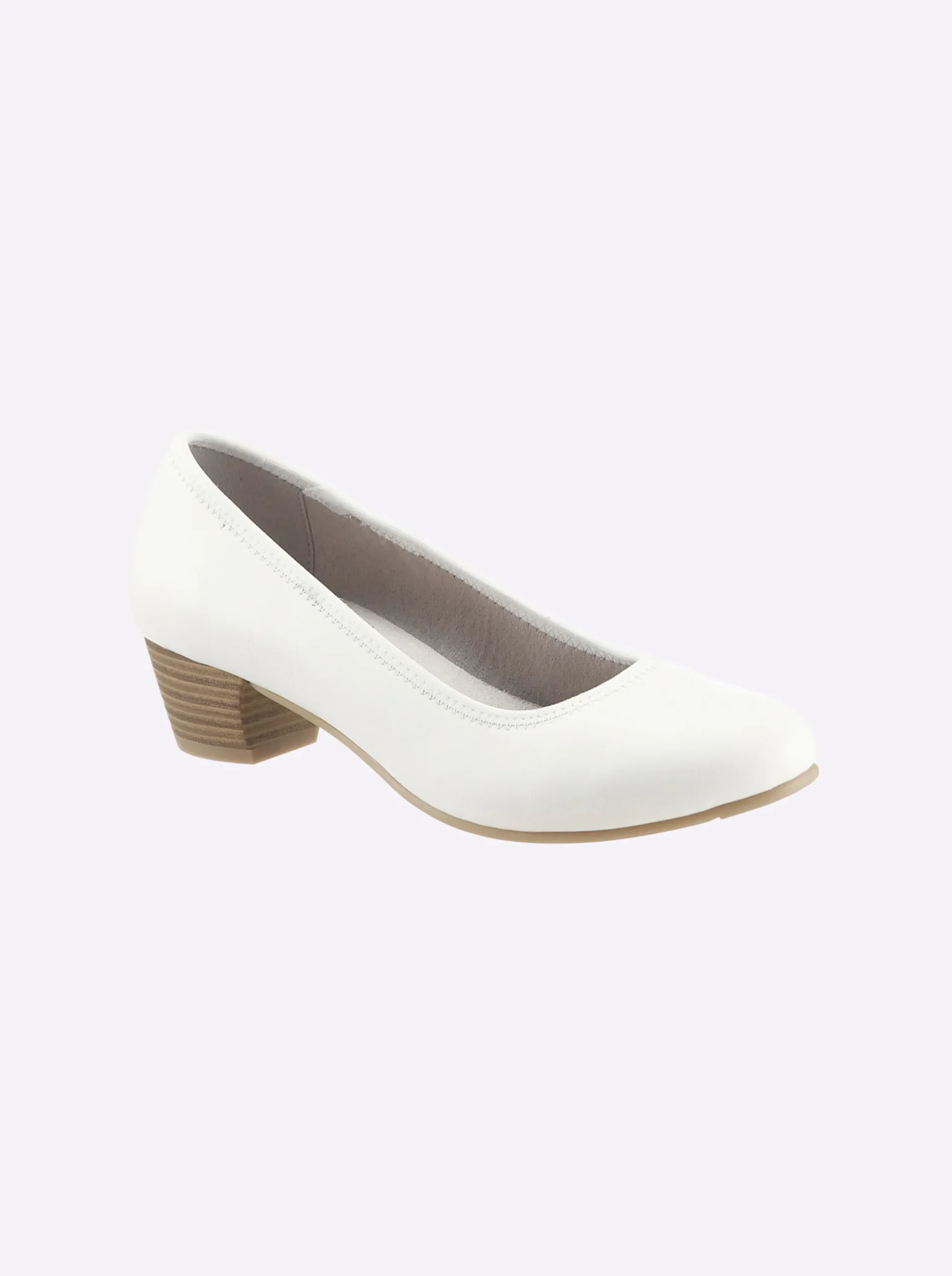 Pumps|Jana Pumps weiß