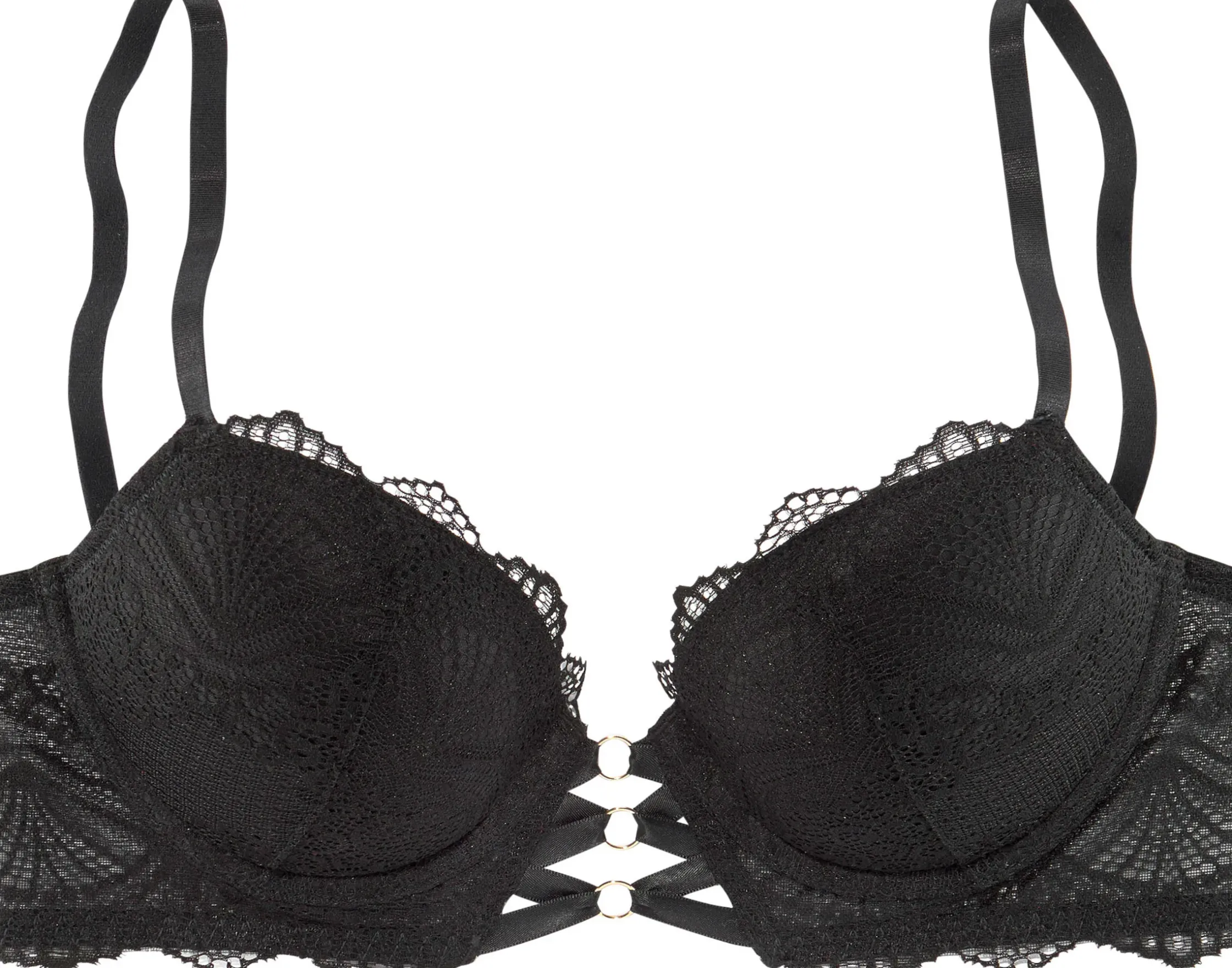 Bhs|LASCANA Push-up-BH schwarz