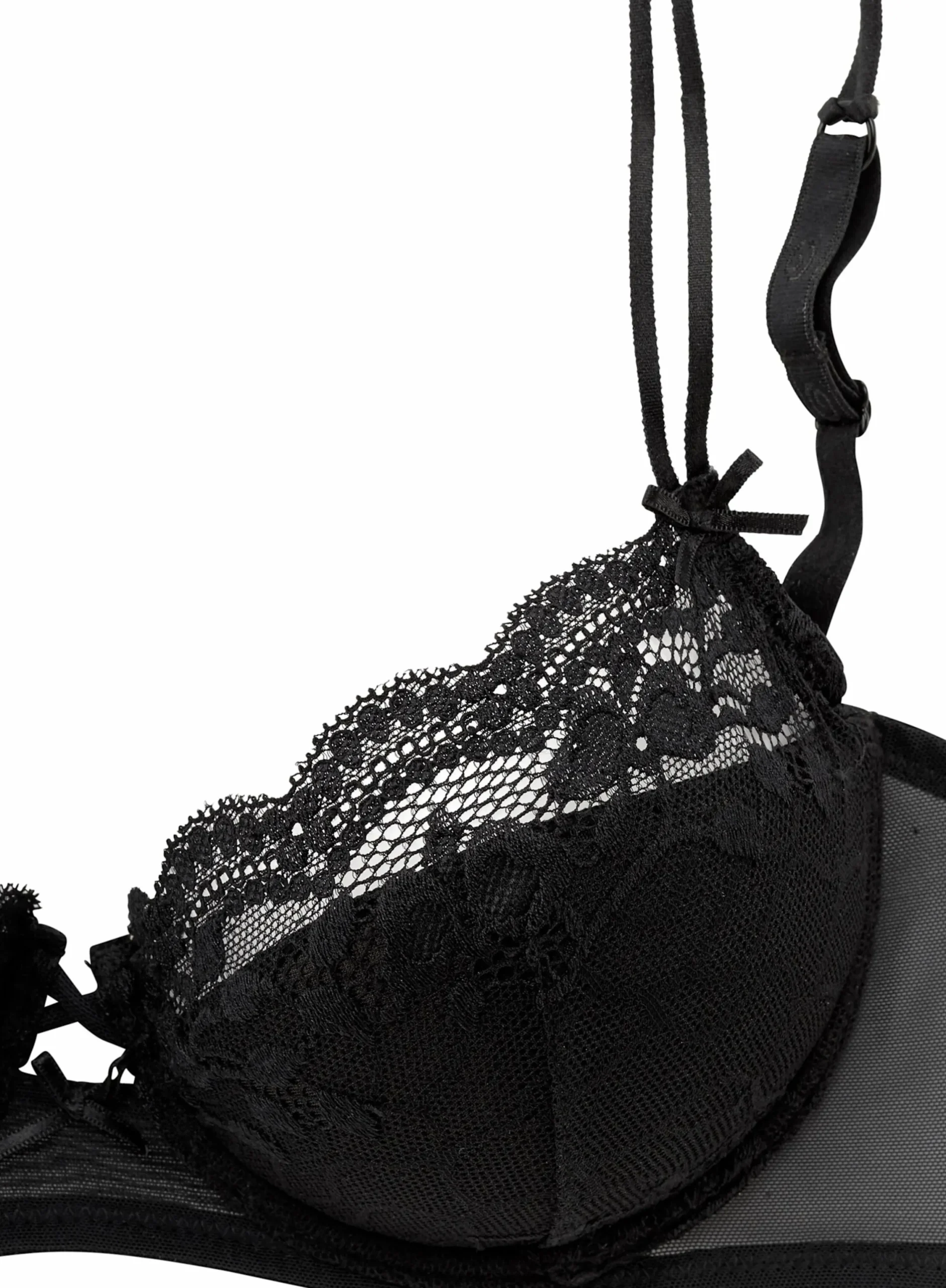 Bhs|s.Oliver Push-up-BH schwarz